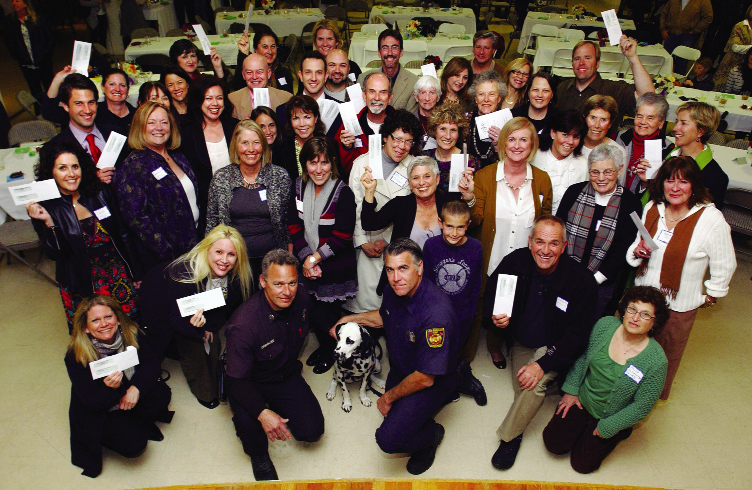 Representatives of 34 local organizations happily accepted grants from the Pacific Palisades Junior Women's Club at a March 1 dessert ceremony at the Woman's Club on Haverford. Photo: Rich Schmitt/Staff Photographer